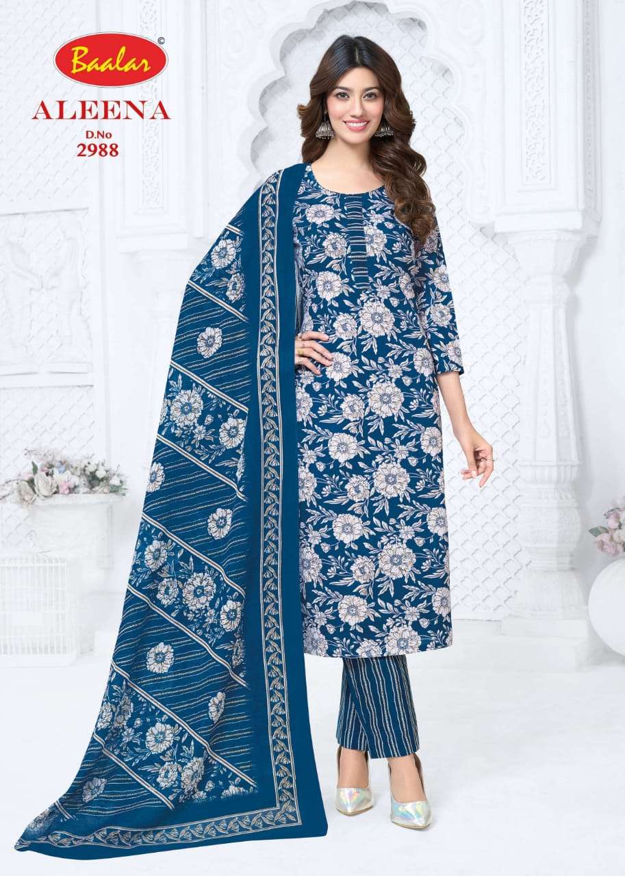 Baalar Fabrics Aleena Vol 29 Cotton Dress Material - Amrah Wholesale