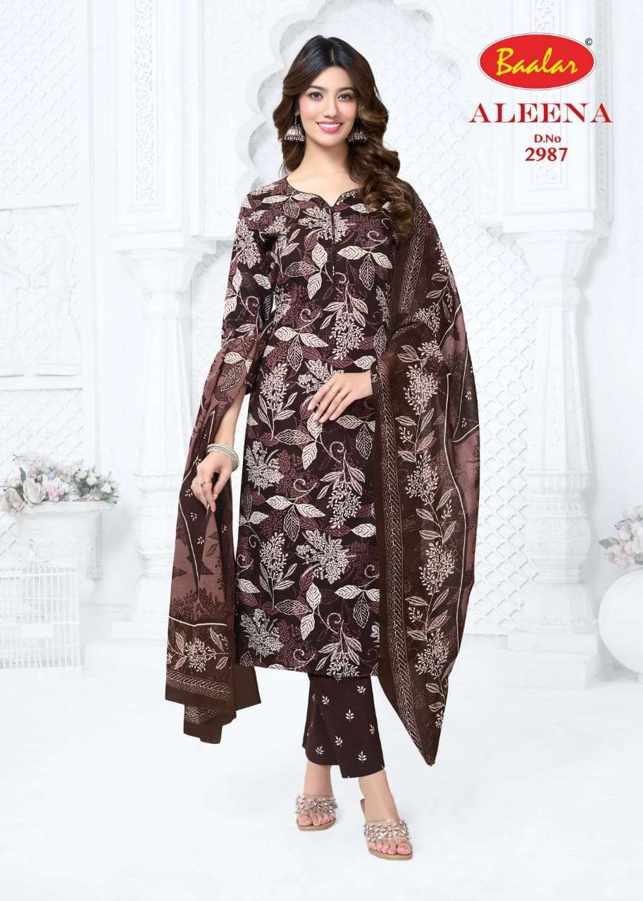 Baalar Fabrics Aleena Vol 29 Cotton Dress Material - Amrah Wholesale