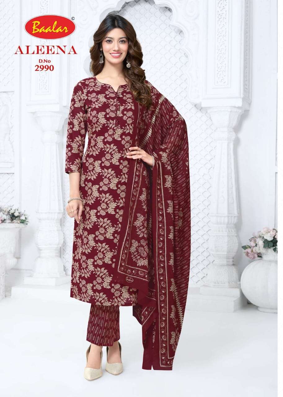 Baalar Fabrics Aleena Vol 29 Cotton Dress Material - Amrah Wholesale