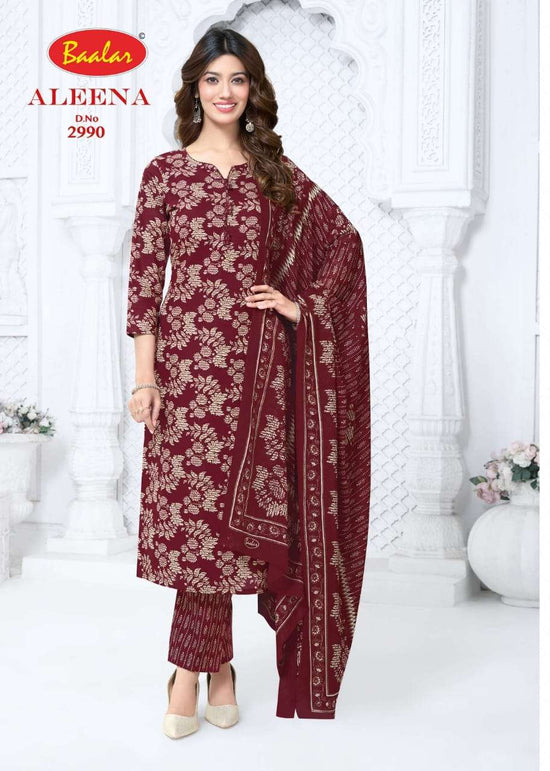 Baalar Fabrics Aleena Vol 29 Cotton Dress Material - Amrah Wholesale