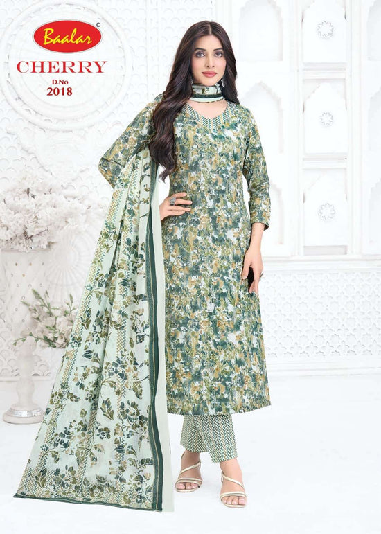 Baalar Fabrics Cherry Vol 2 Pure Lawn Cotton Dress Material