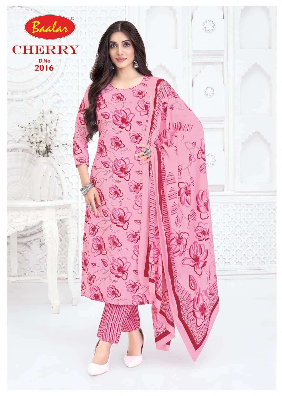 Baalar Fabrics Cherry Vol 2 Pure Lawn Cotton Dress Material