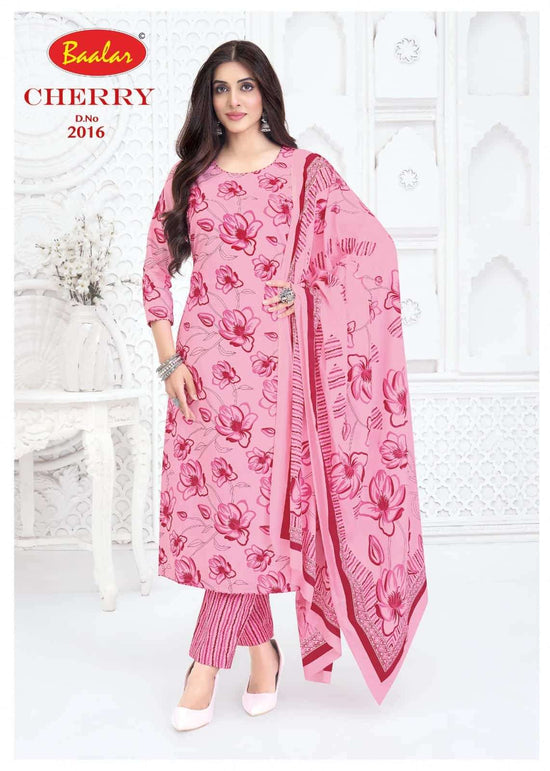 Baalar Fabrics Cherry Vol 2 Pure Lawn Cotton Dress Material