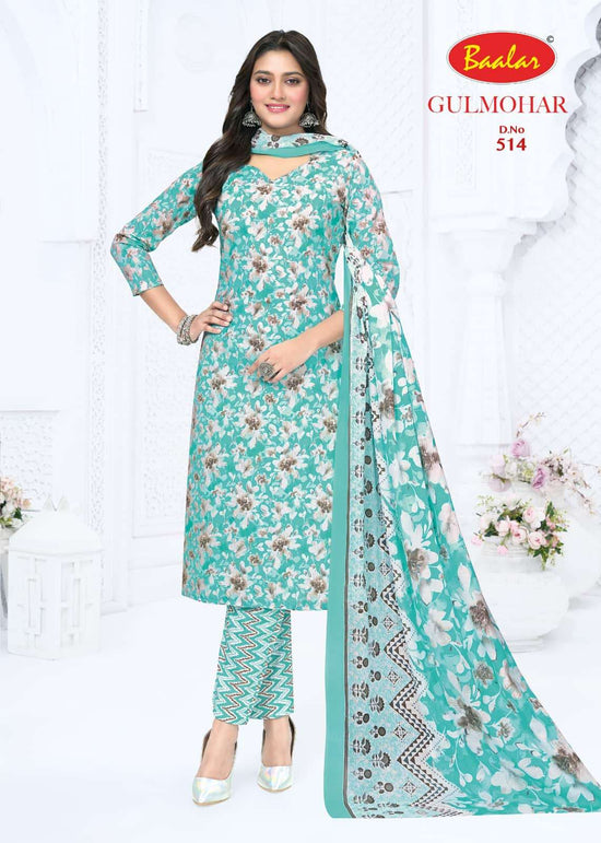 Baalar Gulmohar Vol 5 Pure Lawn Cotton Dress Material - Amrah Wholesale