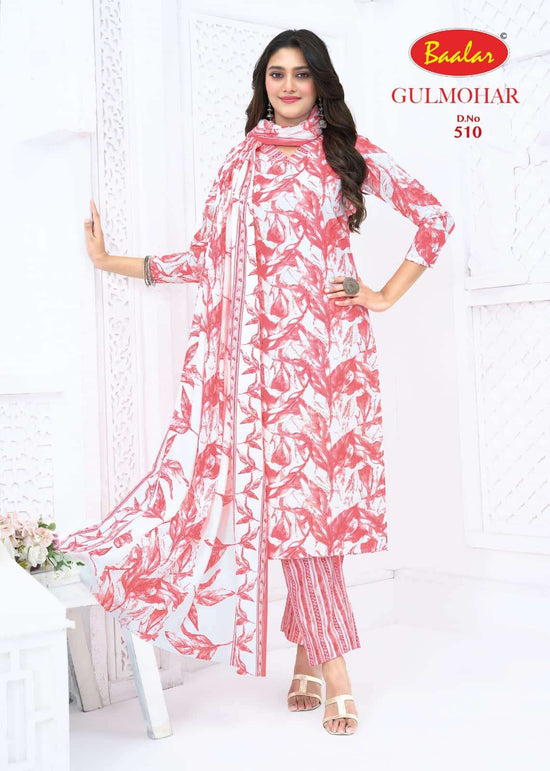 Baalar Gulmohar Vol 5 Pure Lawn Cotton Dress Material - Amrah Wholesale