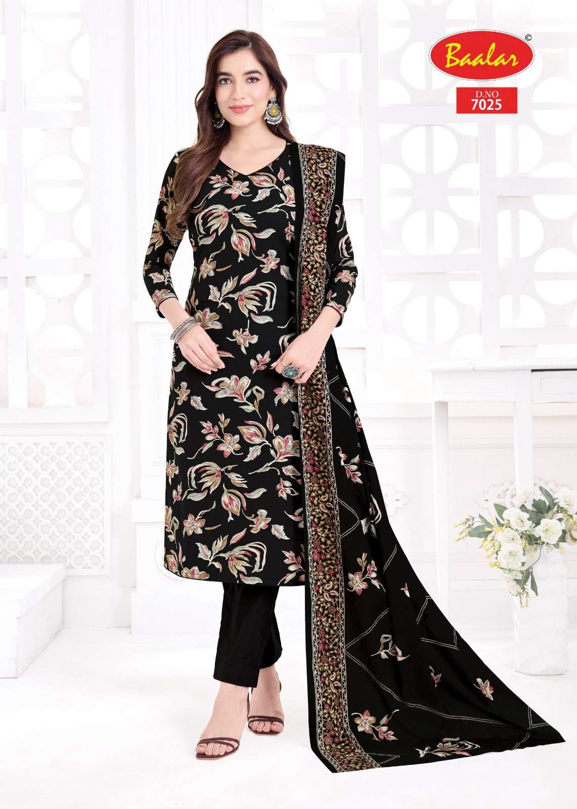 Baalar Pashmina Vol 7 Heavy Lawn Cotton Dress Material - Amrah Wholesale