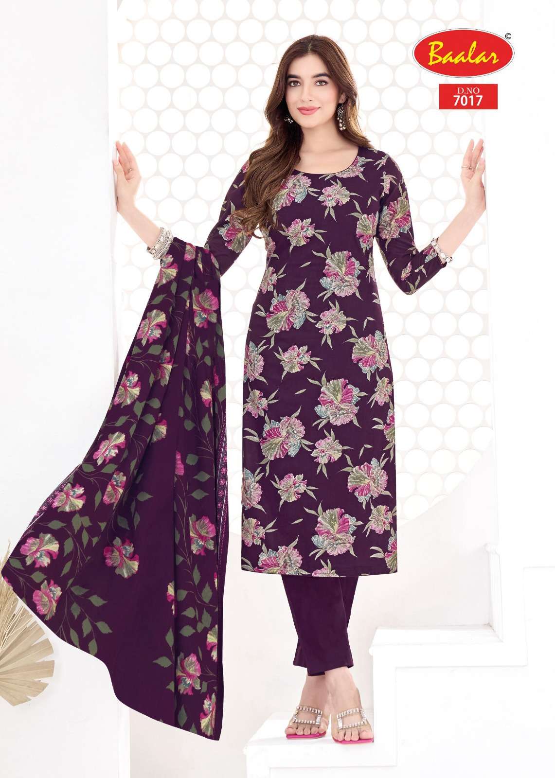 Baalar Pashmina Vol 7 Heavy Lawn Cotton Dress Material - Amrah Wholesale