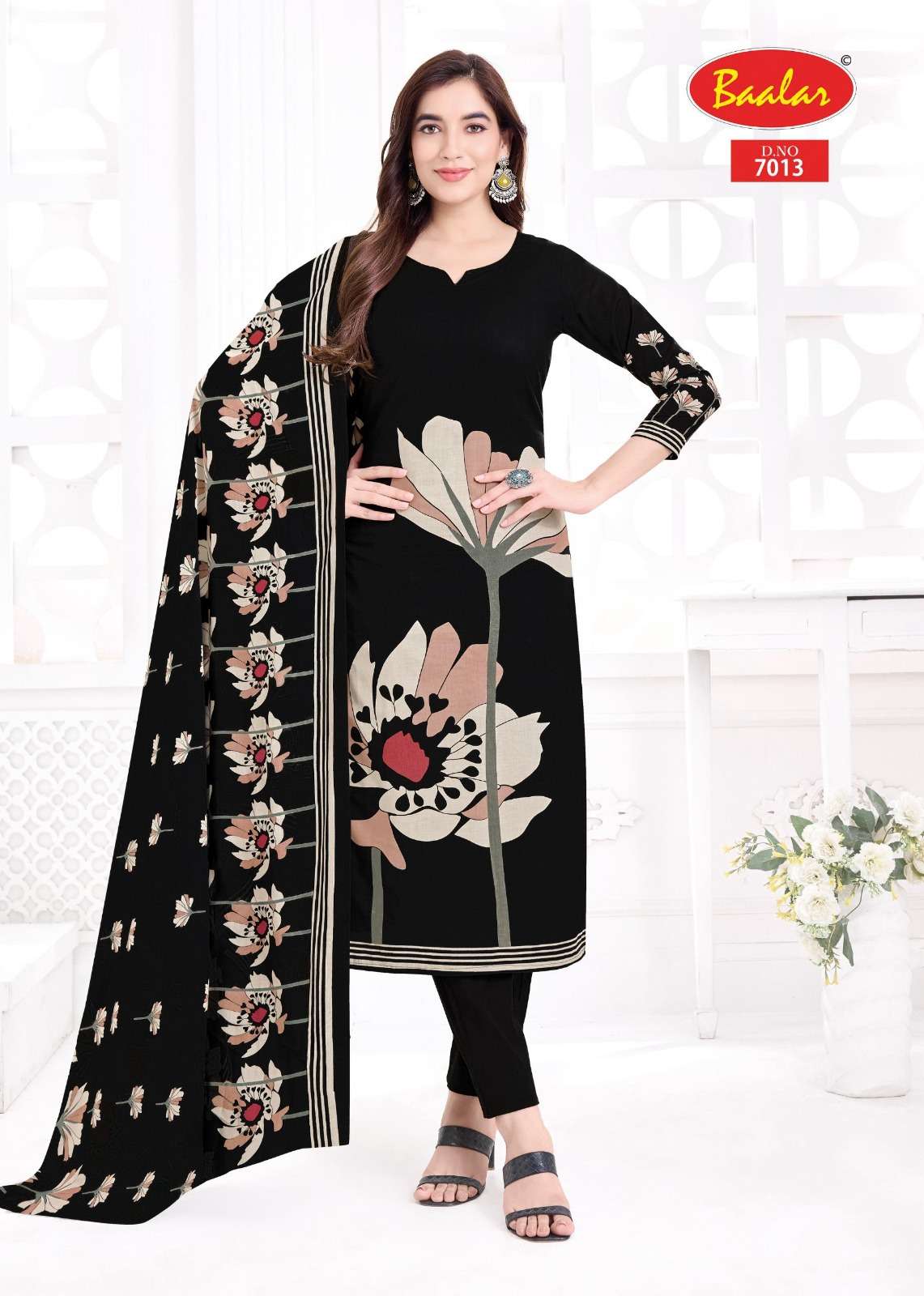Baalar Pashmina Vol 7 Heavy Lawn Cotton Dress Material - Amrah Wholesale