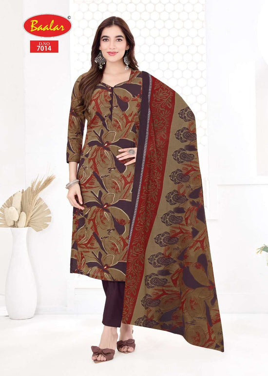 Baalar Pashmina Vol 7 Heavy Lawn Cotton Dress Material - Amrah Wholesale