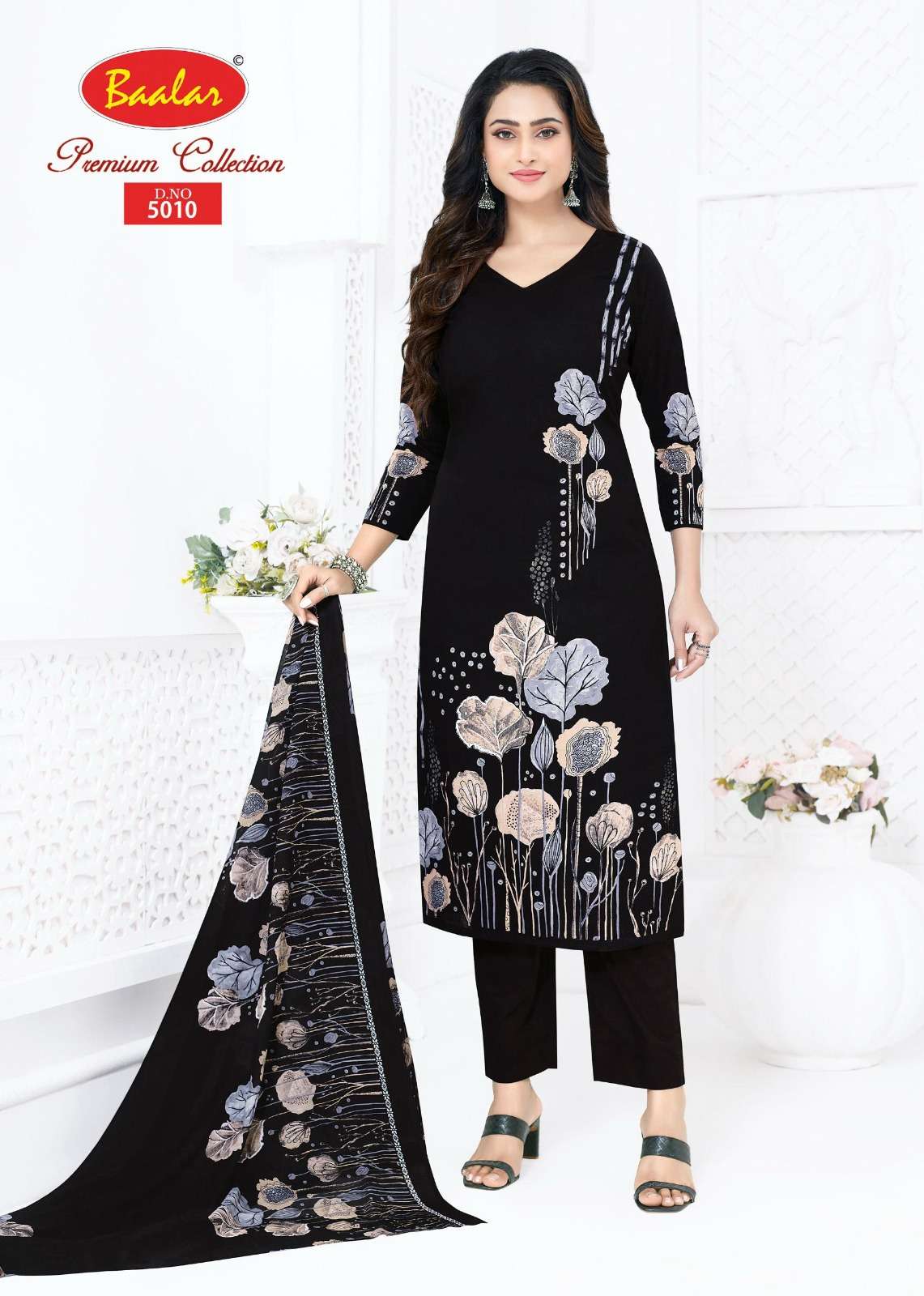 Baalar Pashmina Vol 7 Heavy Lawn Cotton Dress Material - Amrah Wholesale