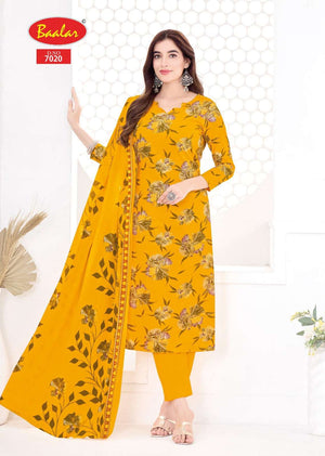 Baalar Pashmina Vol 7 Heavy Lawn Cotton Dress Material