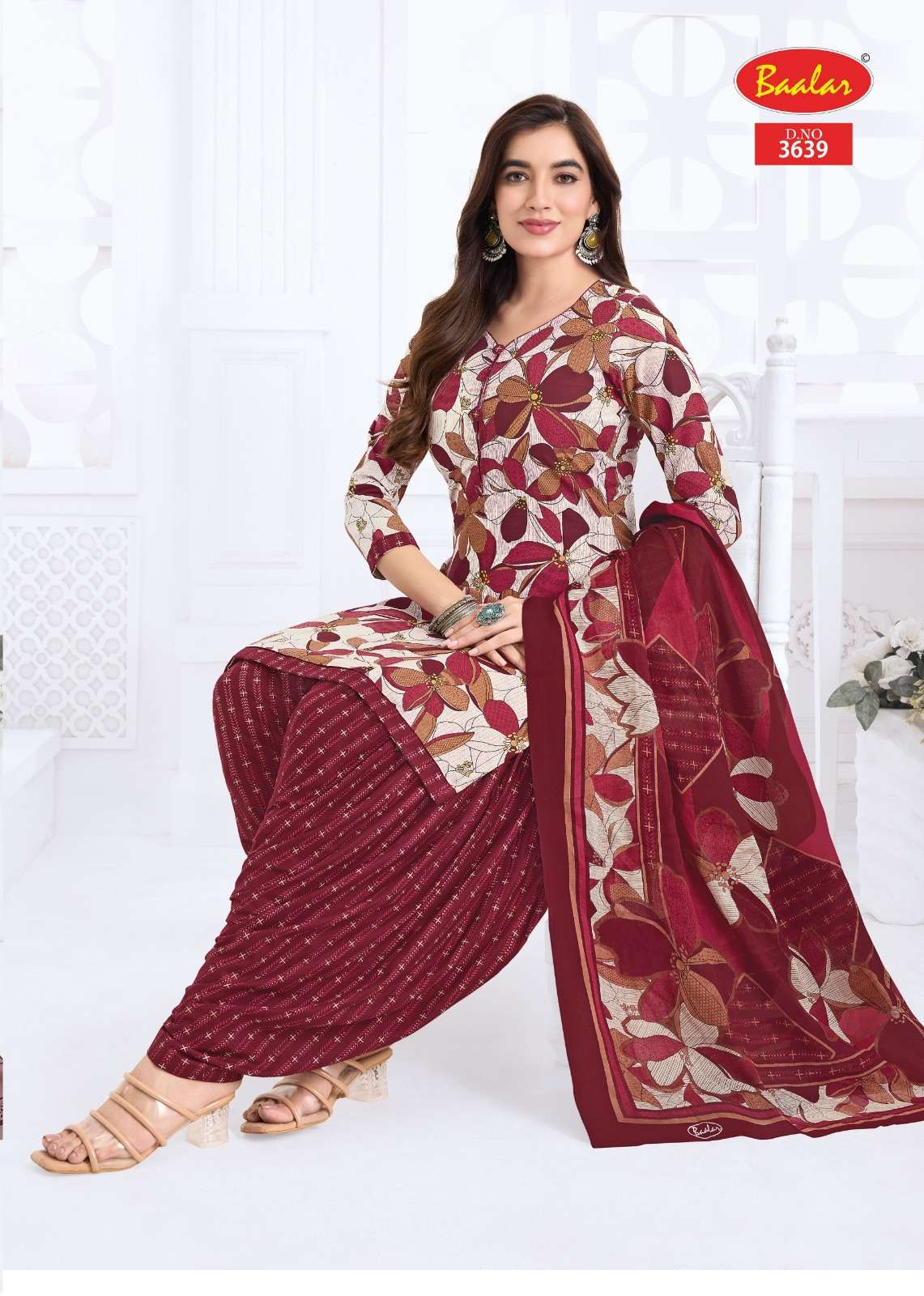 Baalar Fabrics Zaara Vol 36 Heavy Cotton Printed Dress Material