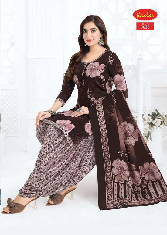 Baalar Fabrics Zaara Vol 36 Heavy Cotton Printed Dress Material