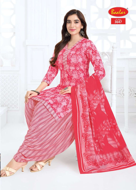 Baalar Fabrics Zaara Vol 36 Heavy Cotton Printed Dress Material