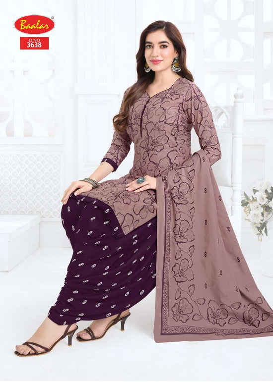Baalar Fabrics Zaara Vol 36 Heavy Cotton Printed Dress Material