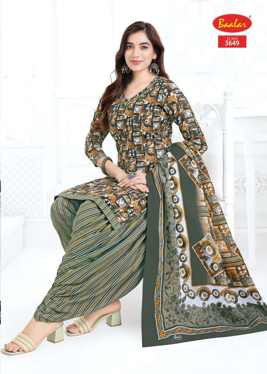 Baalar Fabrics Zaara Vol 36 Heavy Cotton Printed Dress Material