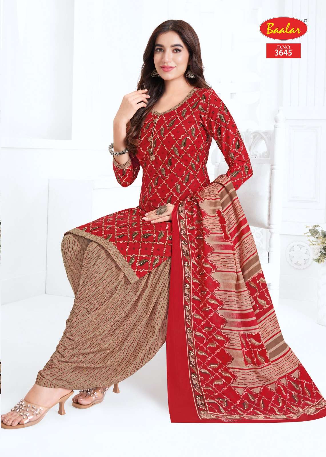 Baalar Fabrics Zaara Vol 36 Heavy Cotton Printed Dress Material
