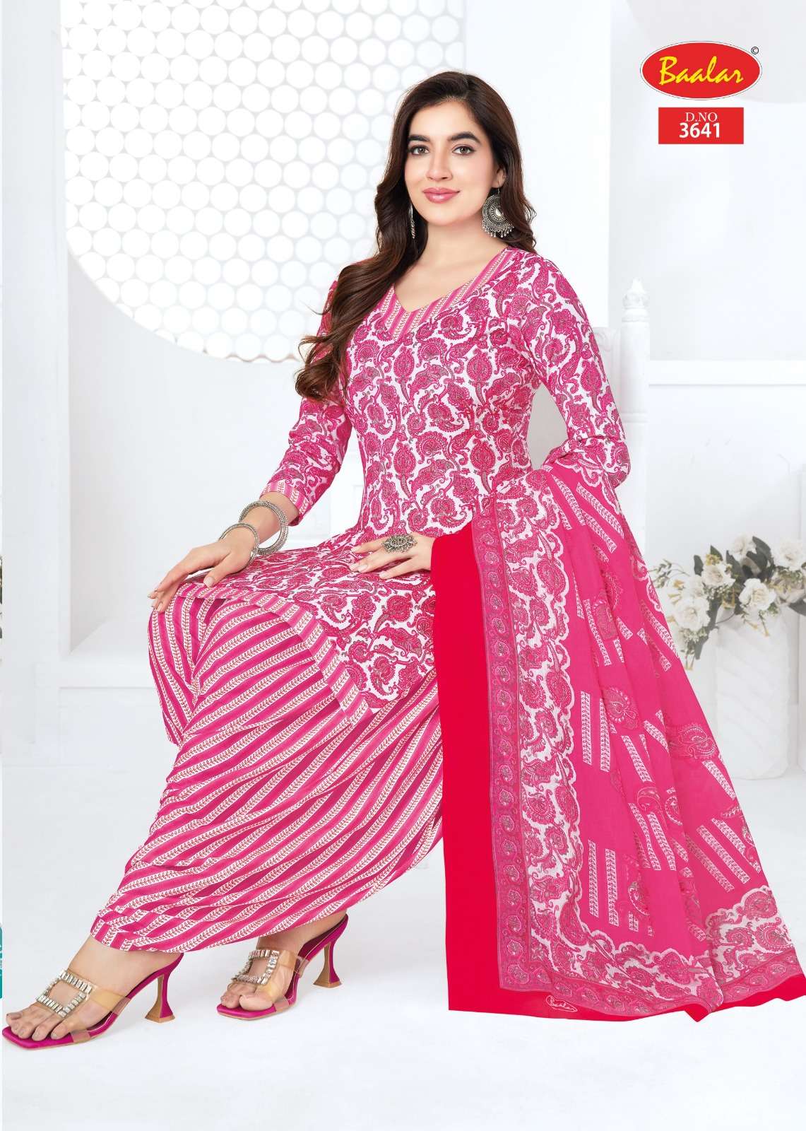 Baalar Fabrics Zaara Vol 36 Heavy Cotton Printed Dress Material