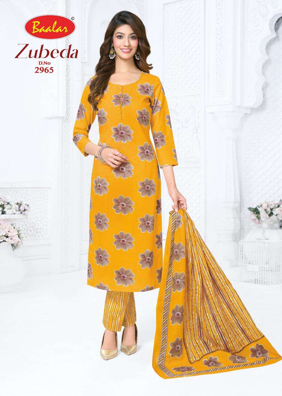 Baalar Zubeda Vol 29 Pure Cotton Dress Material - Amrah Wholesale