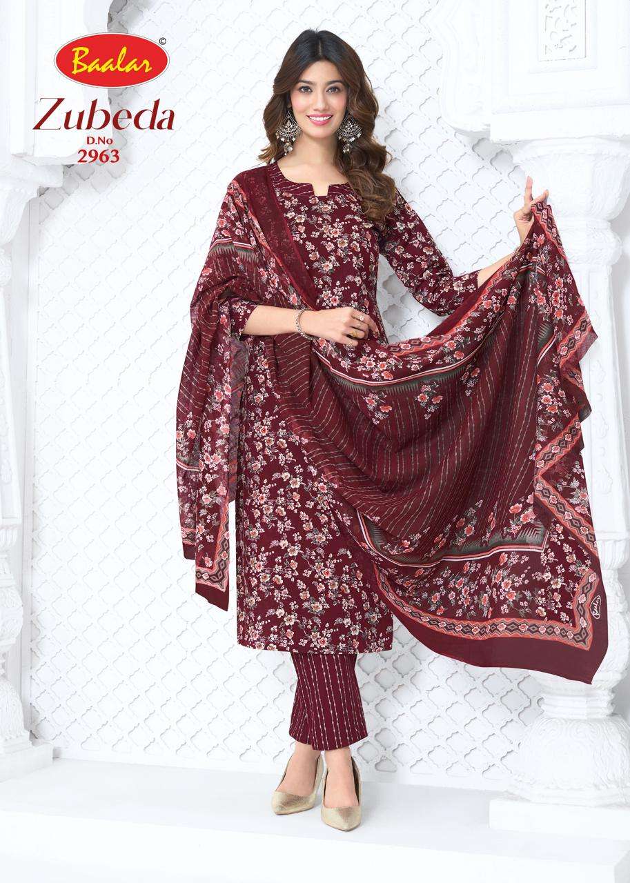Baalar Zubeda Vol 29 Pure Cotton Dress Material - Amrah Wholesale