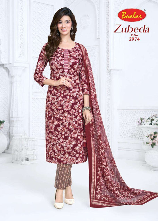 Baalar Zubeda Vol 29 Pure Cotton Dress Material - Amrah Wholesale