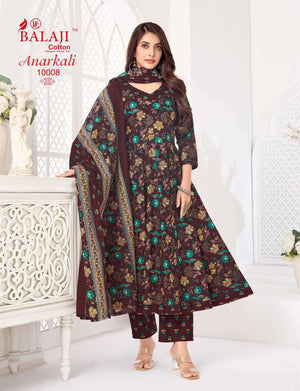 Balaji Cotton Anarkali Vol 10 Pali Quality 3 Piece Suit