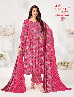 Balaji Cotton Anarkali Vol 10 Pali Quality 3 Piece Suit