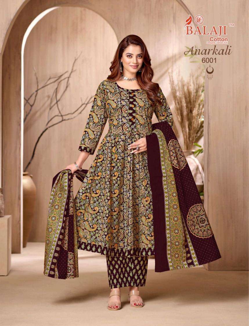 Balaji Cotton Anarkali Vol - 6 - Amrah Wholesale