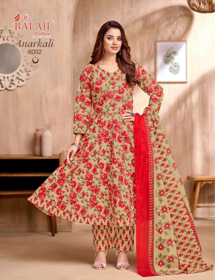 Balaji Cotton Anarkali Vol - 6 - Amrah Wholesale
