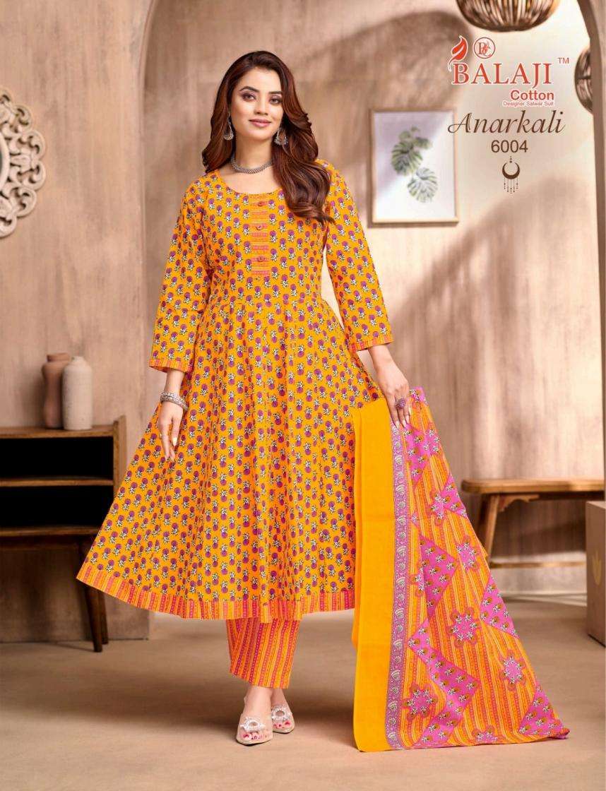 Balaji Cotton Anarkali Vol - 6 - Amrah Wholesale