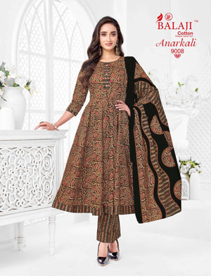 Balaji Cotton Anarkali Vol 9 Cotton Anarkali Salwar Suit Set