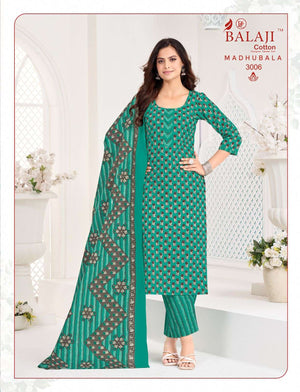 Balaji Cotton Madhubala Vol 3 Cotton Kurti Pant Dupatta Set - Amrah Wholesale