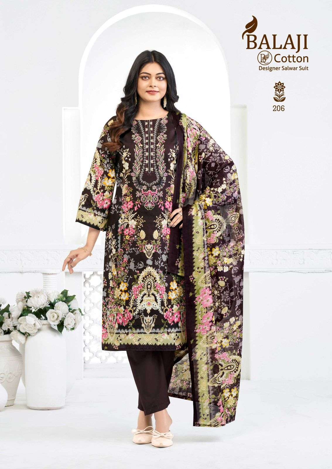 Balaji Cotton Nargis Vol 2 Pure Cotton Pakistani Suit - Amrah Wholesale