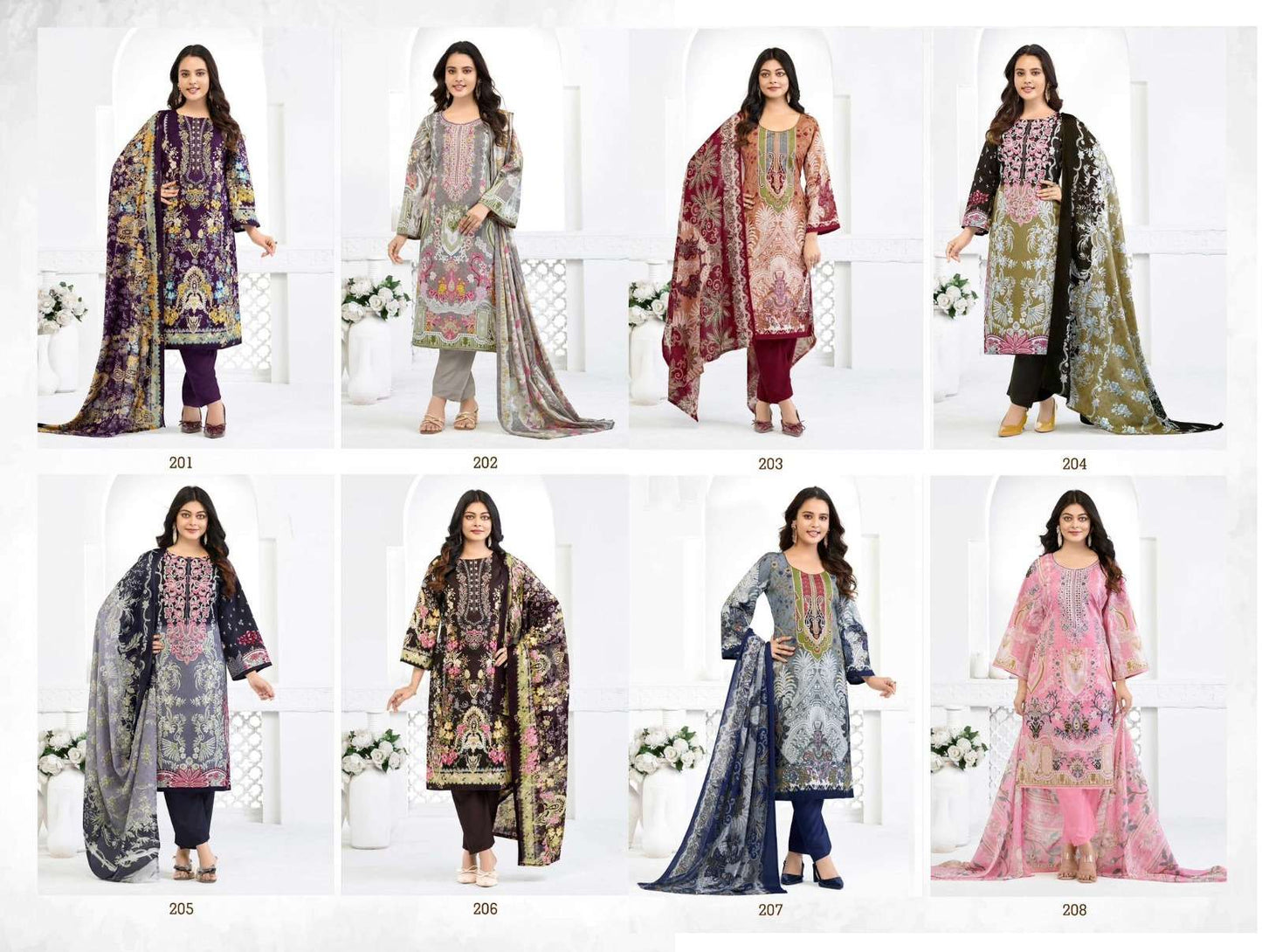 Balaji Cotton Nargis Vol 2 Pure Cotton Pakistani Suit - Amrah Wholesale