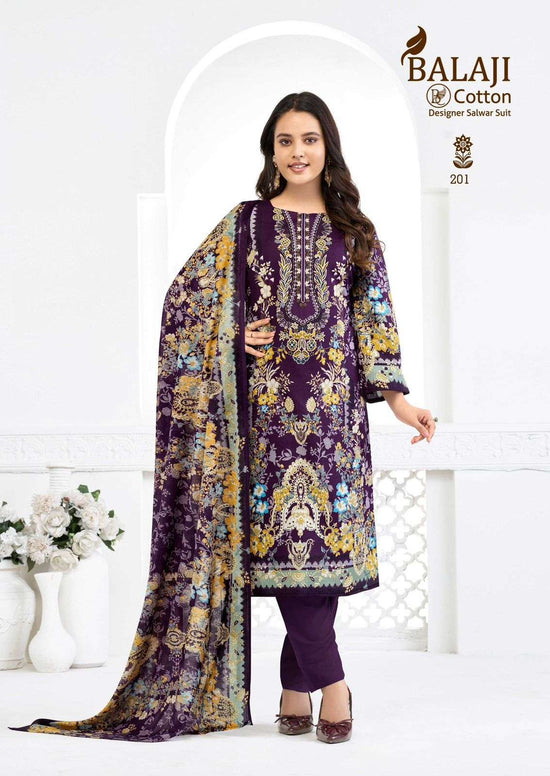 Balaji Cotton Nargis Vol 2 Pure Cotton Pakistani Suit - Amrah Wholesale