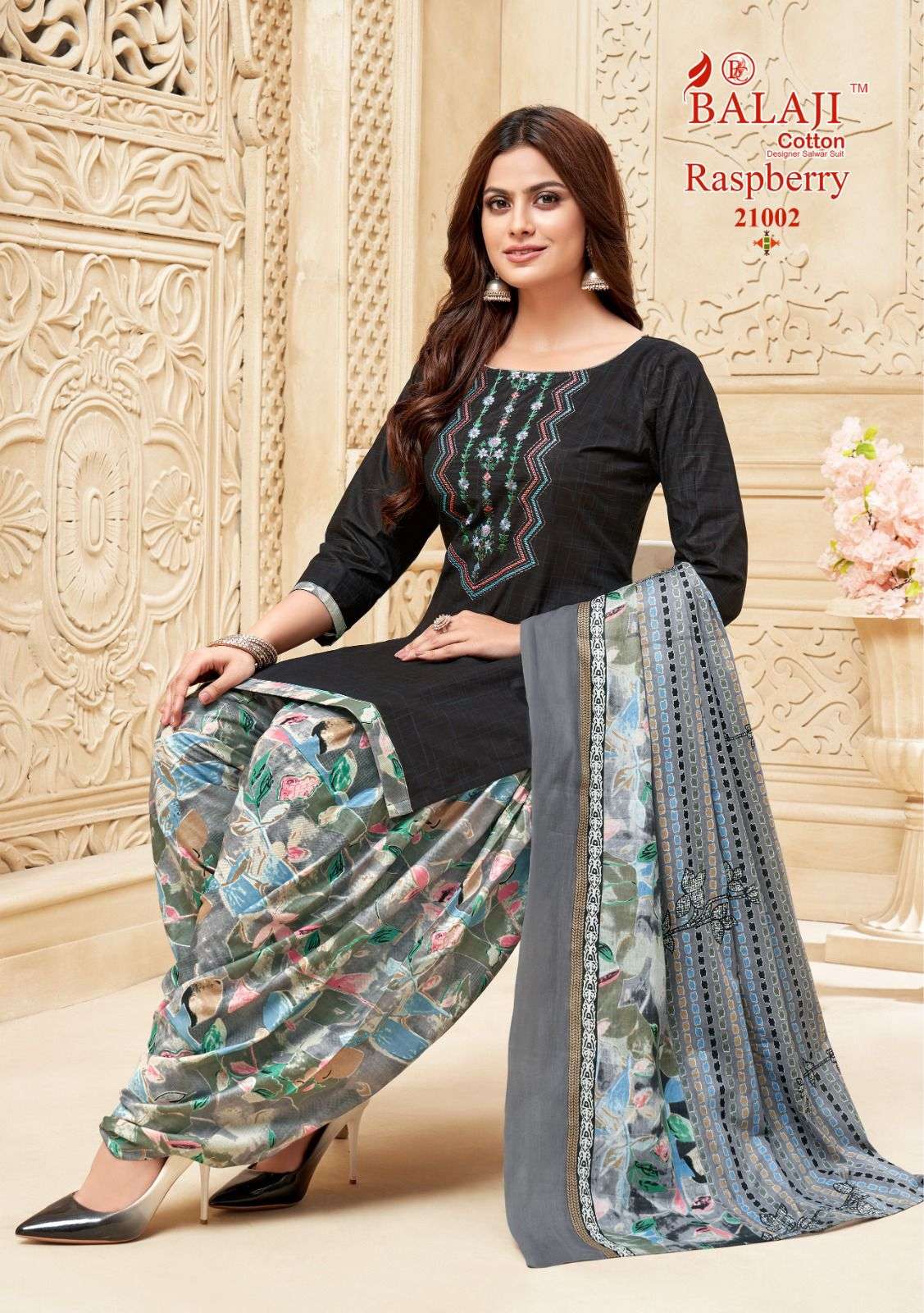 Balaji Cotton Raspberry Vol-21