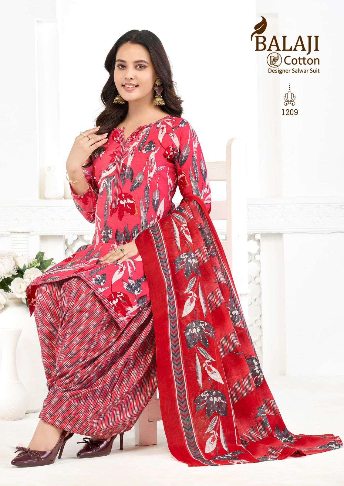Balaji Cotton Sui Dhaaga Vol 12 Cotton Dress Material - Amrah Wholesale