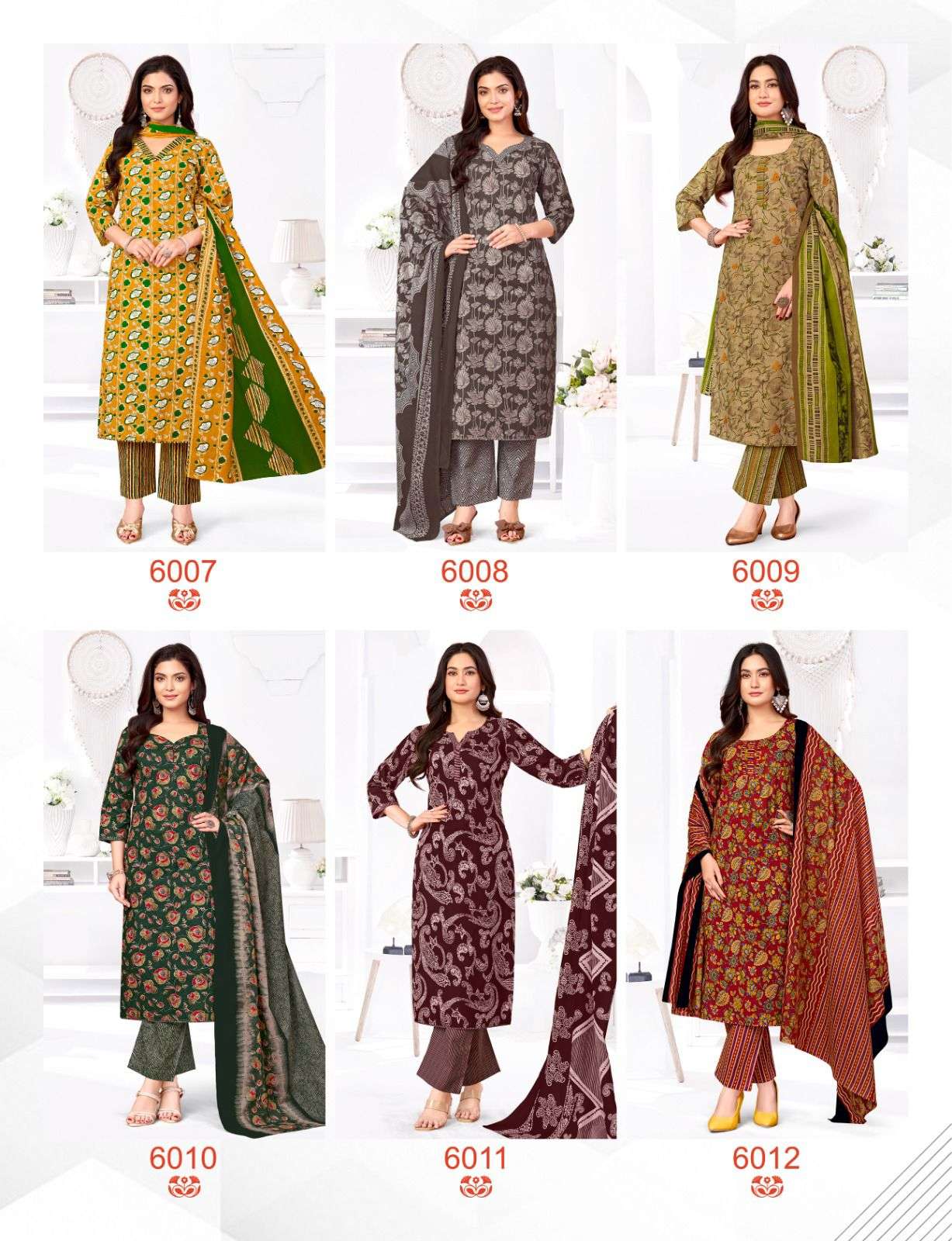 Balaji Cotton Trends Cotton Vol - 6 Dress Material Wholesale Catalogue - Amrah Wholesale