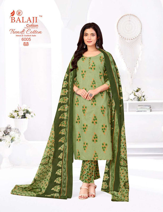 Balaji Cotton Trends Cotton Vol - 6 Dress Material Wholesale Catalogue - Amrah Wholesale