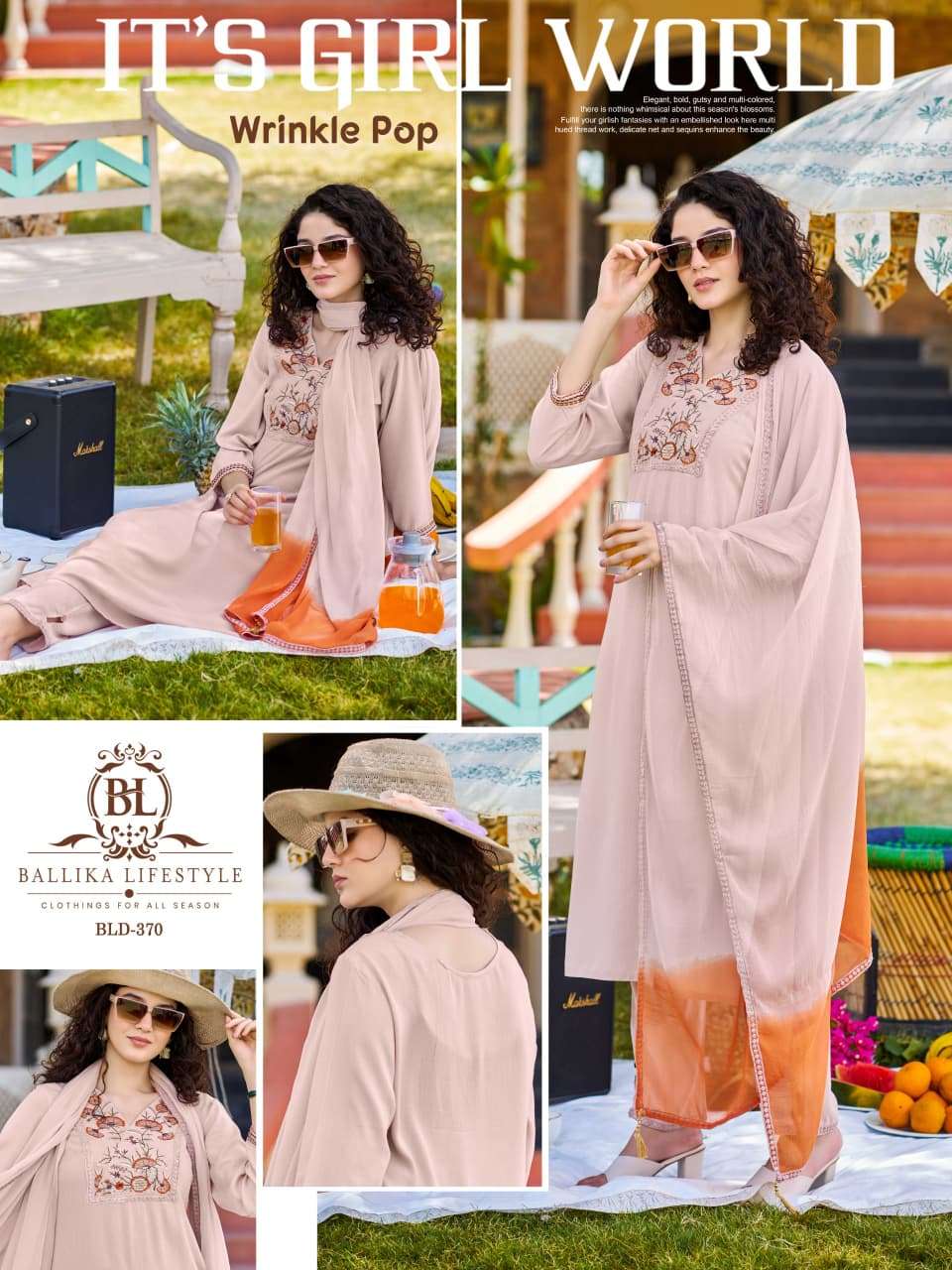Ballika Lifestyle Wrinkle Pop