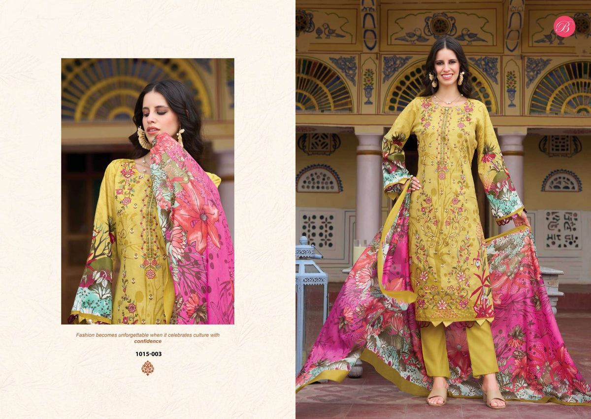Belliza Chevron Vol-6 Cotton Printed Pakistani Suit
