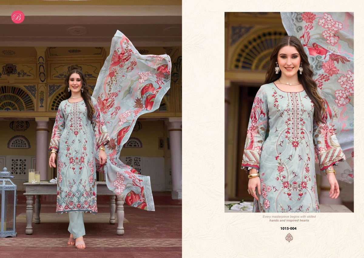 Belliza Chevron Vol-6 Cotton Printed Pakistani Suit