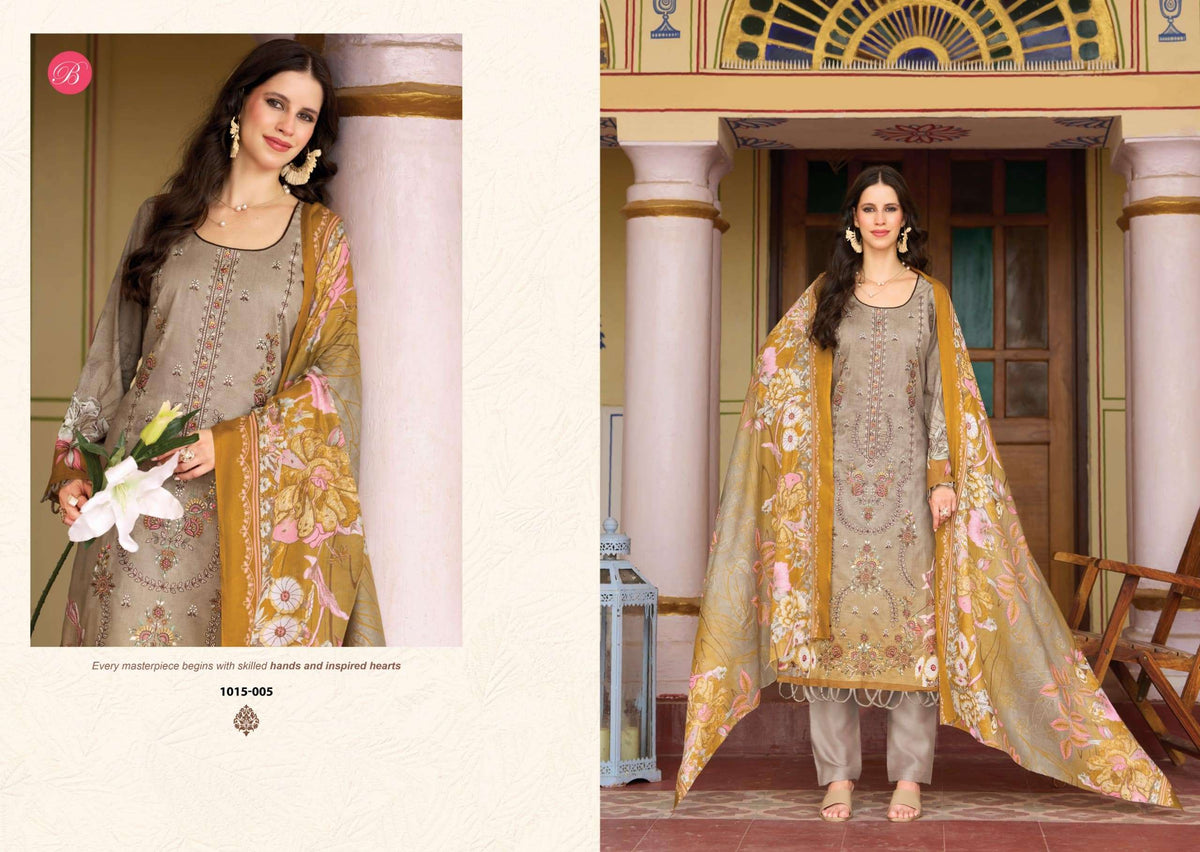 Belliza Chevron Vol-6 Cotton Printed Pakistani Suit