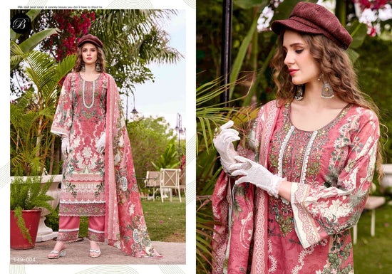 Belliza Designer Studio Gulistaan Cotton Dress Material - Amrah Wholesale
