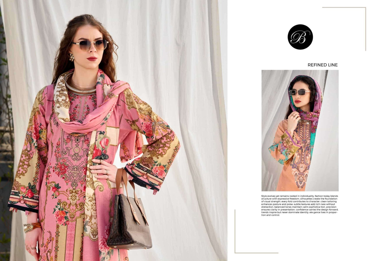 Belliza Designer Studio Naira Vol 147 Pure Cotton Dress Material - Amrah Wholesale