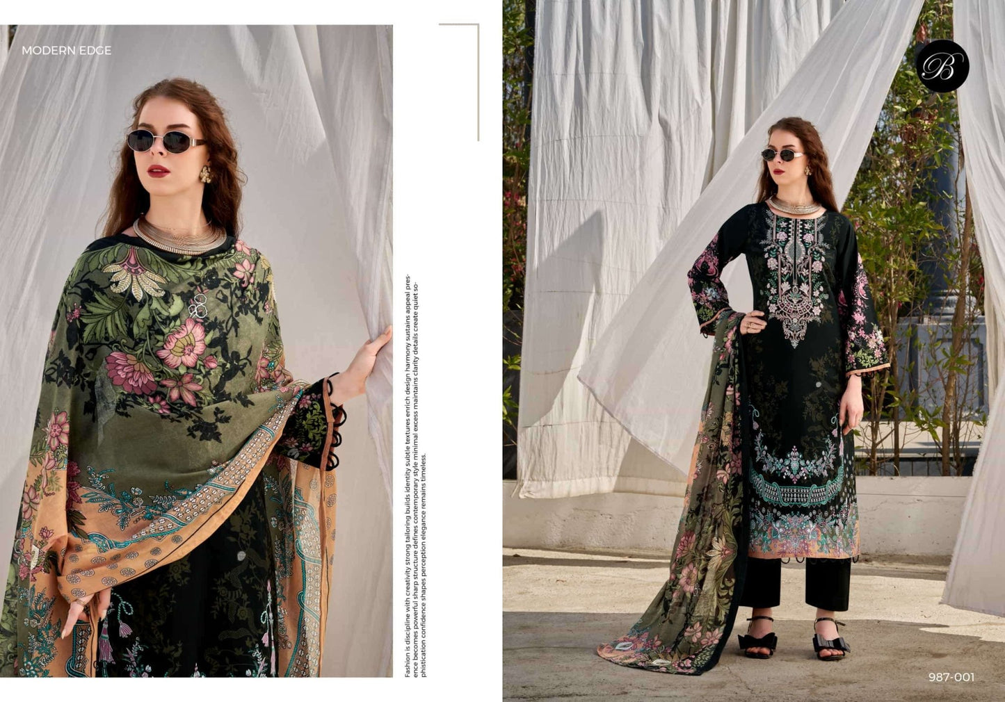 Belliza Designer Studio Naira Vol 147 Pure Cotton Dress Material - Amrah Wholesale