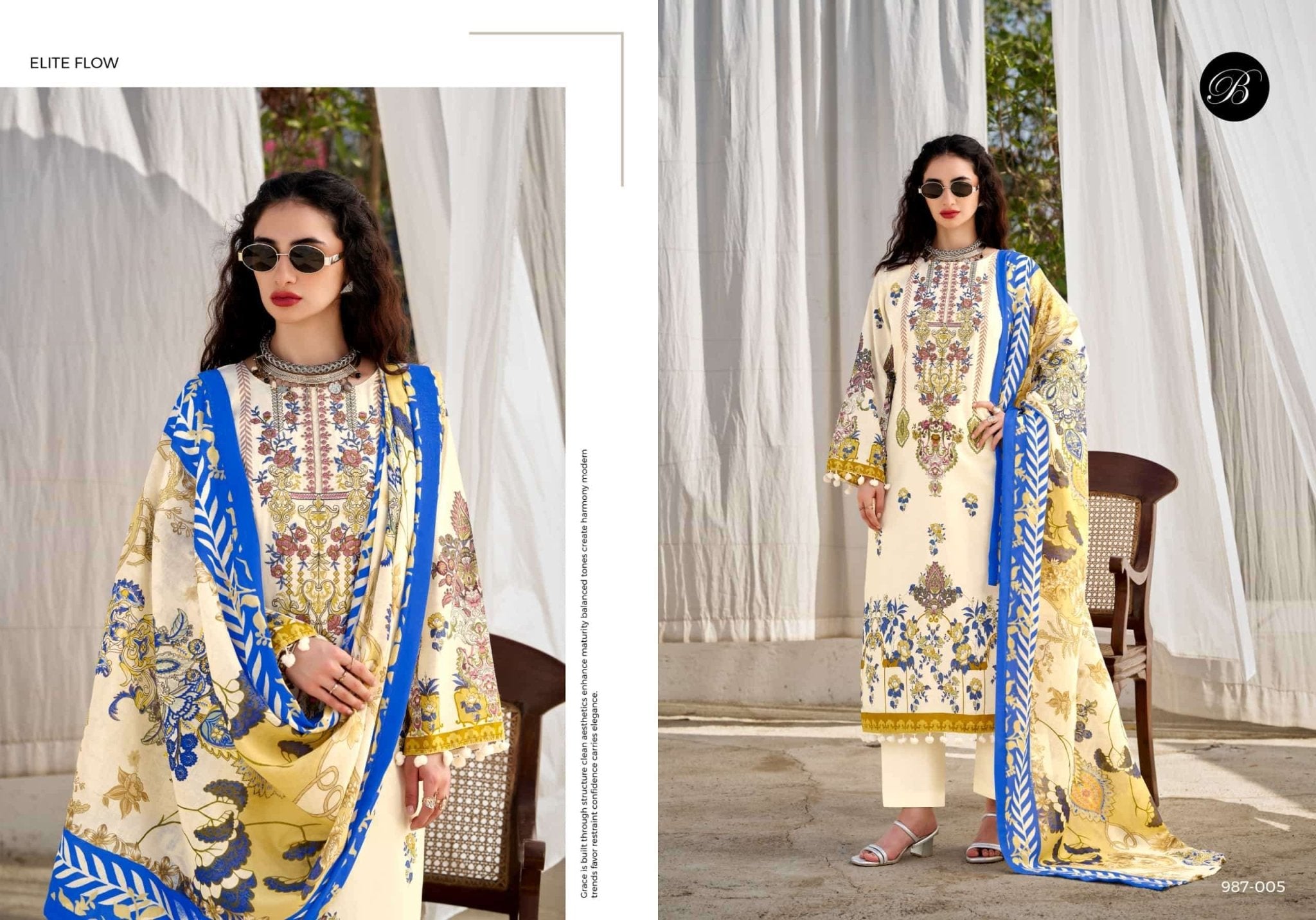 Belliza Designer Studio Naira Vol 147 Pure Cotton Dress Material - Amrah Wholesale
