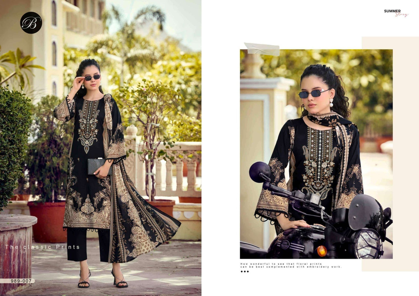 Belliza Designer Studio Naira Vol 148 Pure Cotton Dress Material - Amrah Wholesale