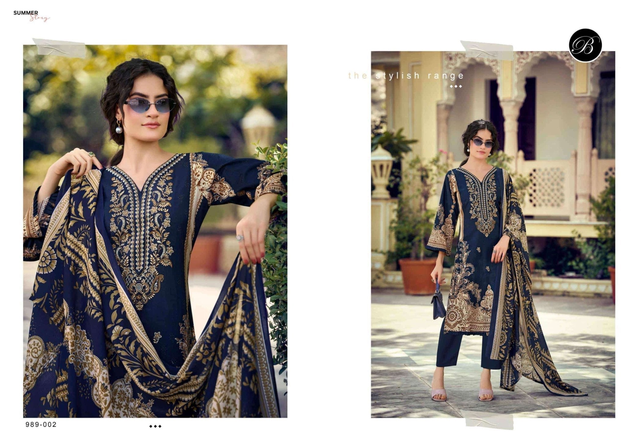 Belliza Designer Studio Naira Vol 148 Pure Cotton Dress Material - Amrah Wholesale