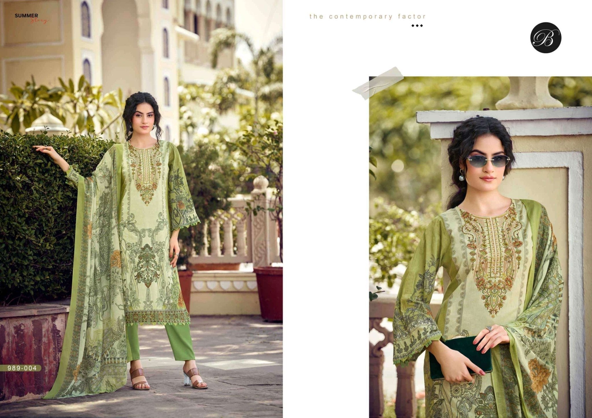 Belliza Designer Studio Naira Vol 148 Pure Cotton Dress Material - Amrah Wholesale